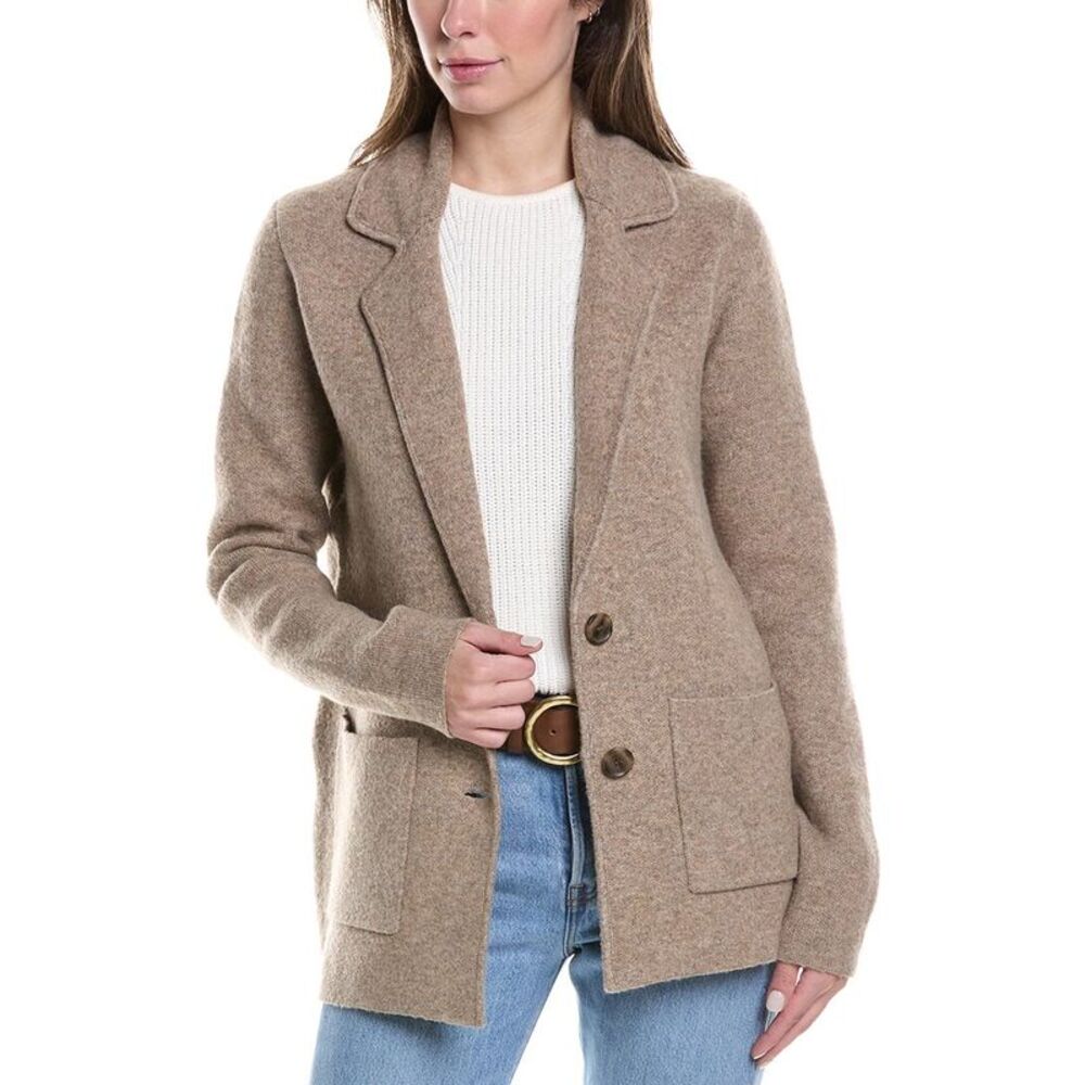 Michael Stars Womens Diana Blazer, Brown